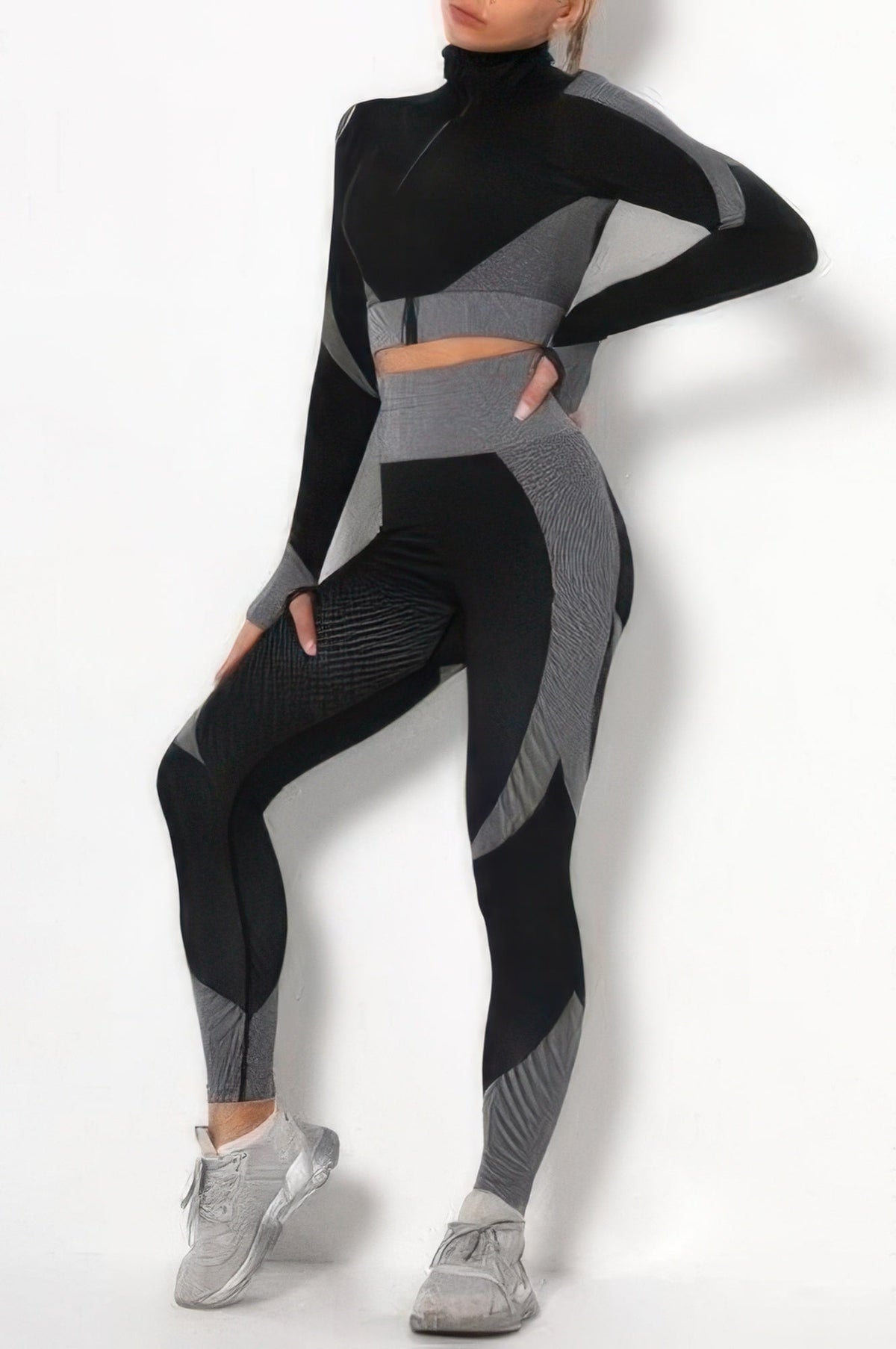 Color Block Activewear Set