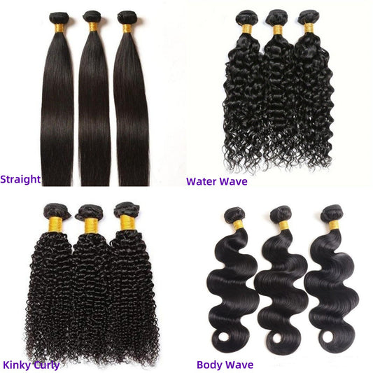 Human wig hair curtain50g Human Hair Extension Bundles Body